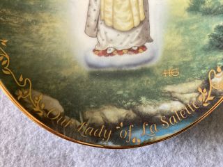 Our Lady of La Salette.  The Bradford Exchange Visions of our Lady Plate 3