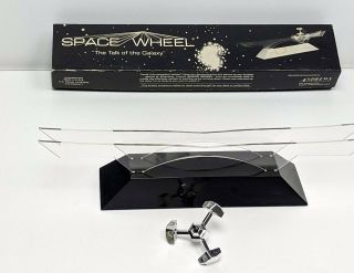Vintage Space Wheel Perpetual Motion Andrews Mfg Kinetic Sculpture -