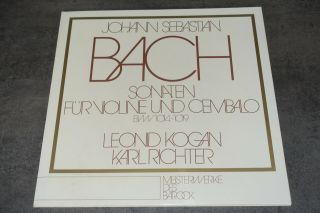 Bach: 6 Violin Sonatas – Kogan / Richter – Eurodisc – 2 Lps