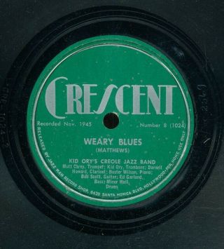 78tk - Jazz - Crescent 8 - Kid Ory 