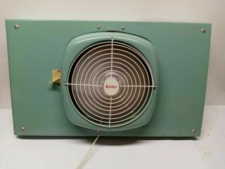 Vintage Lasko Room Cooler Window Fan Reversible Steel Model 74 - 10