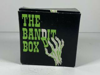Vintage The Bandit Box Bank Poynter Products 1972 Cincinnati Ohio Mystery Hand