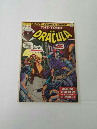 Tomb Of Dracula 25,  (marvel,  Oct 1974),  Gd/vg,  1st Appearance Hannibal King