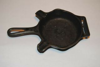 Vintage 4” Griswold 570a 00 Quality Ware Frying Pan Ashtray Cast Iron Skillet