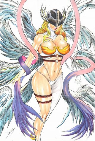 Angelus Sexy Ink Color Pinup Art - Comic Page By Ednardo