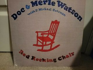 Doc Merle Watson Red Rocking Chair Vinyl.  274.