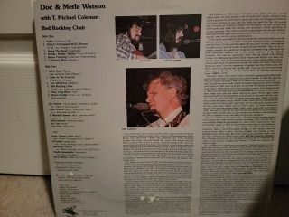 Doc Merle Watson Red Rocking Chair vinyl.  274. 2