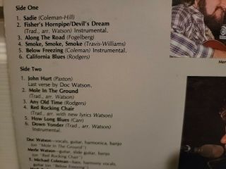 Doc Merle Watson Red Rocking Chair vinyl.  274. 3