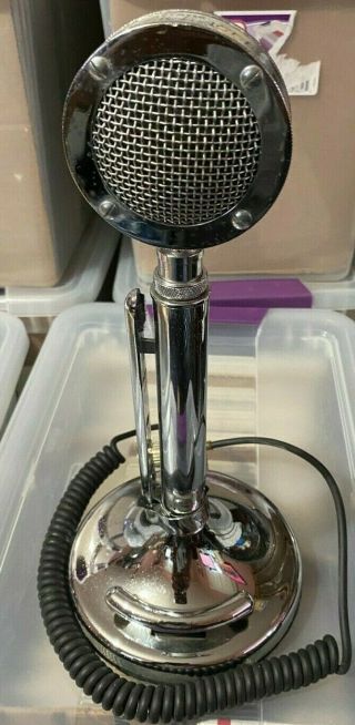 Silver Eagle Cb Microphone Astatic D - 104 4 Pin Plug Vtg Radio Mic Ham