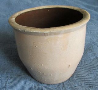Antique Stoneware 1 Gallon Salt Glazed Crock