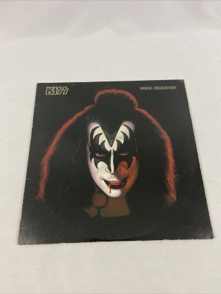 Kiss Gene Simmons Solo Album 1978 No Poster Vinyl Lp Record