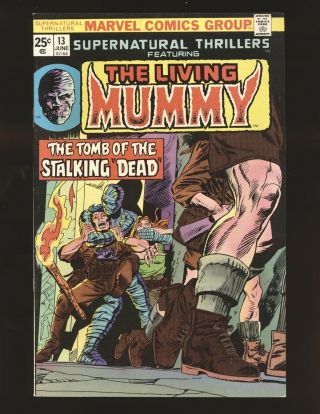 Supernatural Thrillers 13 - The Living Mummy Vf/nm Cond.
