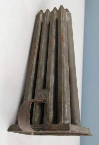 Antique Tin Candle Mold 8 Tapers