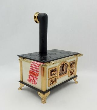 Bodo Hennig Antique Oven & Stove Dollhouse Miniature 1:12 2
