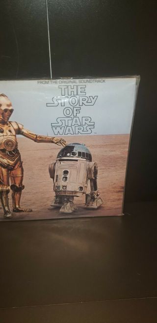 Vintage 1977 The Story Of Star Wars Vinyl Album Lp W/ Inserts