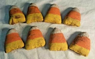 Candy Corn/fall/halloween/bowl Fillers/set Of 8/farmhouse/grunged
