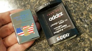Elks Lodge,  Olean York,  Limited Edition Zippo Lighter 09/50.  Never Fired