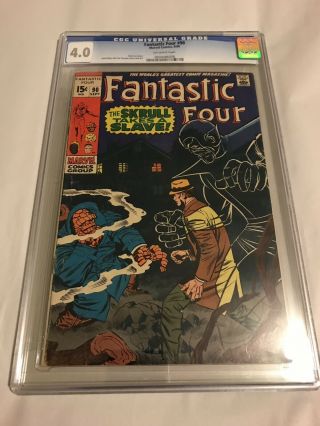 Fantastic Four 90 - 1969 Cgc 4.  0 Jack Kirby The Skrulls
