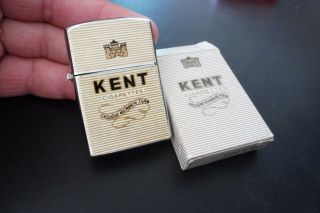 Vintage Hadson Kent Cigarettes Made In Japan Lighter_ (parts - Not.  Restore)