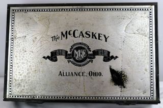 The Mccaskey Antique Account Register Accordion Receipts Alliance Ohio Vintage
