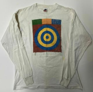 Jasper Johns Art Print Bullseye T Shirt Xl Vintage 1990