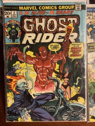 Ghost Rider 2 1st App Of Damion Hellstrom Marvel Comics