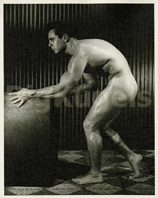 1950s Vintage Bruce Male Nude Handsome Bob Mucci Big Bodybuilder Muscle Beefcake