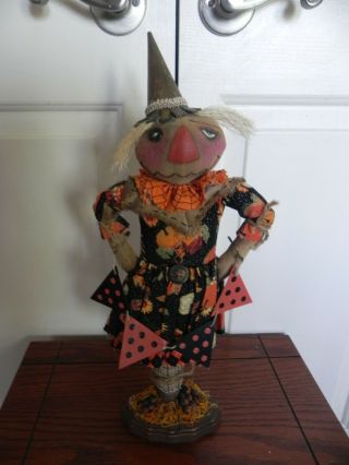 17 " Primitive Grungy Halloween Fall Witch