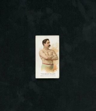 N29 1888 Allen & Ginters Athlete - Theobaud Bauer Wrestler,  No Creases,  Vg/ex,