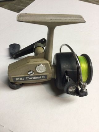 Rare Rare - Abu Cardinal 3 Vintage Spinning Reel Sweden - Very Clean— Look See