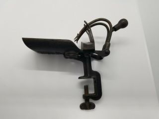 Vtg Goodell Co Double Cherry Pitter Olives Cast Iron - Antrim,  N.  H.  U.  S.  A.