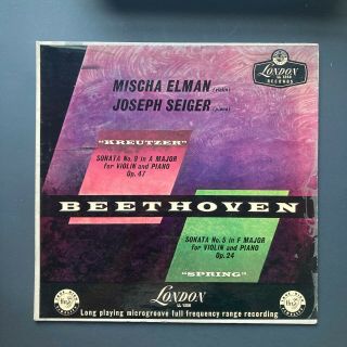Beethoven Sonata No.  5 In F Major For Violin And Piano Op.  24 Mischa Elman,  Violin