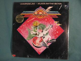 Atlanta Rhythm Section Champagne Jam 1978 Polydor Lp Record Hype Sticker