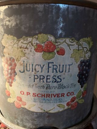 Antique Fruit Press 2