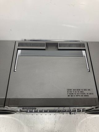 Sanyo Japan Boombox Ghetto Blaster Vintage C4 Stereo Cassette Amplifier Tuner 3