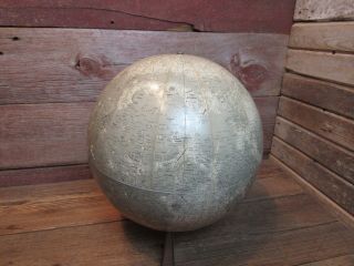 Vintage 1960’s Rand Mcnally The Moon Globe Space Age Apollo Missions