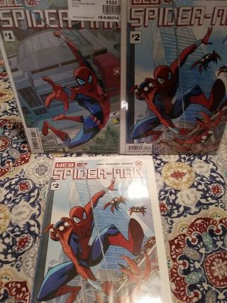Marvel Web Of Spider - Man 1 And 2 Cover A