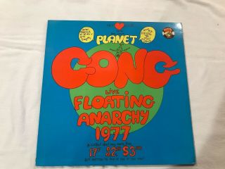 Planet Gong Floating Anarchy Charly Label Psych 1978 Uk Import