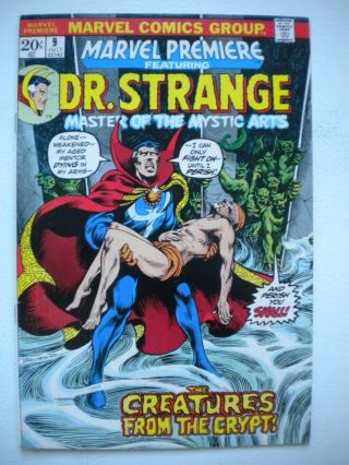 Marvel Premiere 9 Vf/nm Dr.  Strange Brunner Art