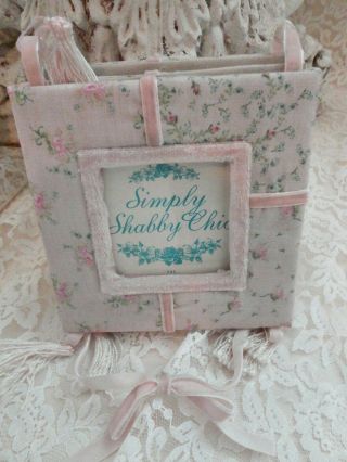 Vintage Rachel Ashwell Simply Shabby Chic Pink Roses 3 Piece Photo Hanging Frame