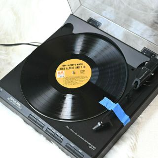 Vintage Denon Dp - 7f Direct Drive Fully Automatic Turntable Black Music Player