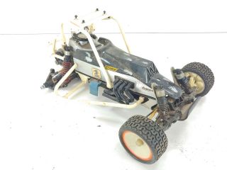 Vintage Kyosho 1/10 2wd Rc Car Buggy Roller Rolling Chassis Parts Car