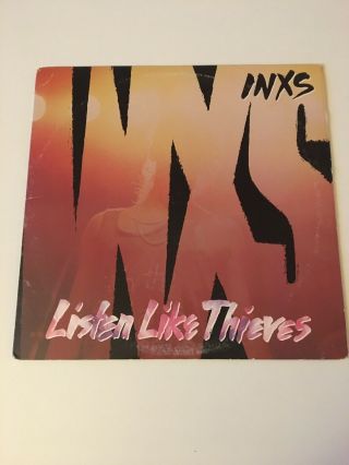 Inxs - Listen Like Thieves Lp Vinyl 1985 Us Orig 1st Press 81277 - 1 Atlantic Nm