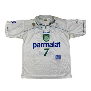 Rare Vintage 80s 90s Palmeiras Soccer Jersey By Rhumell Xl Parmalat Sponsor 7
