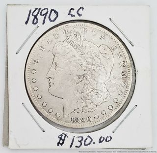 Vintage 1890 - Cc Carson City Morgan Silver Dollar One $1 U.  S.  A.  Coin American