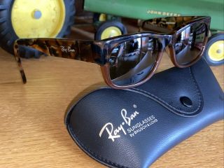 Euc Vintage B&l Ray Ban Bausch Lomb G15 Gray Bohemian Tortoise Sunglasses W1414