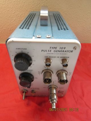Tektronix Type 109 Pulse Generator Vintage Portland Type