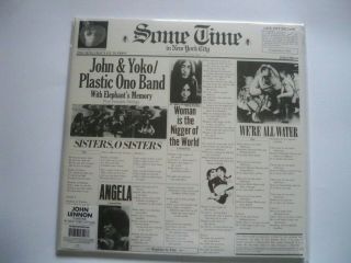 2015 John & Yoko / Plastic Ono Band Some Time In York City