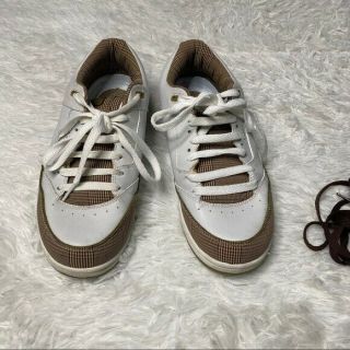 Eric Koston Vintage Skate Shoes White & Tan Men ' s Size 10.  5 3