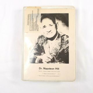 Napoleon Hill Keown Science Of Personal Achievment 1974 Vintage 6 Cassette Set